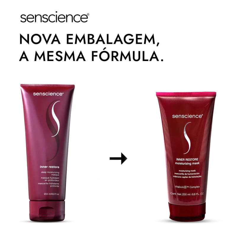 Senscience Inner Restore Deep Moisturizing - Máscara de Hidratação 200ml