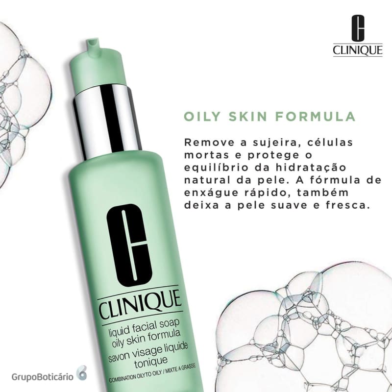 Clinique Oily Skin Formula - Sabonete Líquido Facial 200ml