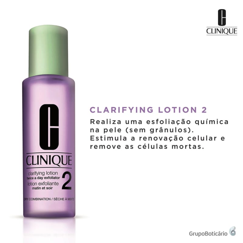 Clinique Clarifying Lotion 2 - Loção Esfoliante Facial 200ml