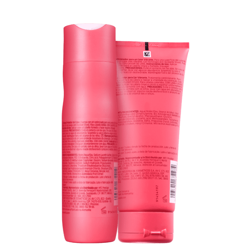 WELLA - KIT SHAMPOO 250 ML + CONDICIONADOR 200 ML - COLOR BRILLIANCE