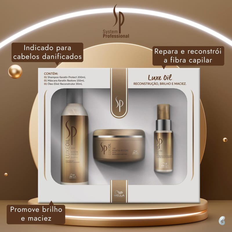 Kit SP System Professional Luxe Oil (3 Produtos)