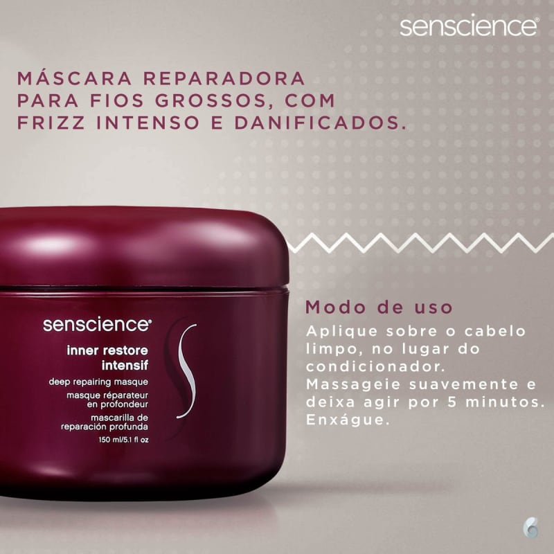 Senscience Inner Restore Intensif - Máscara Capilar 500ml