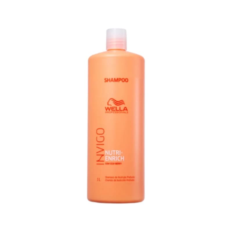 Kit Wella Nutri-Enrich 2x Shampoo 1L, Condicionador 1L