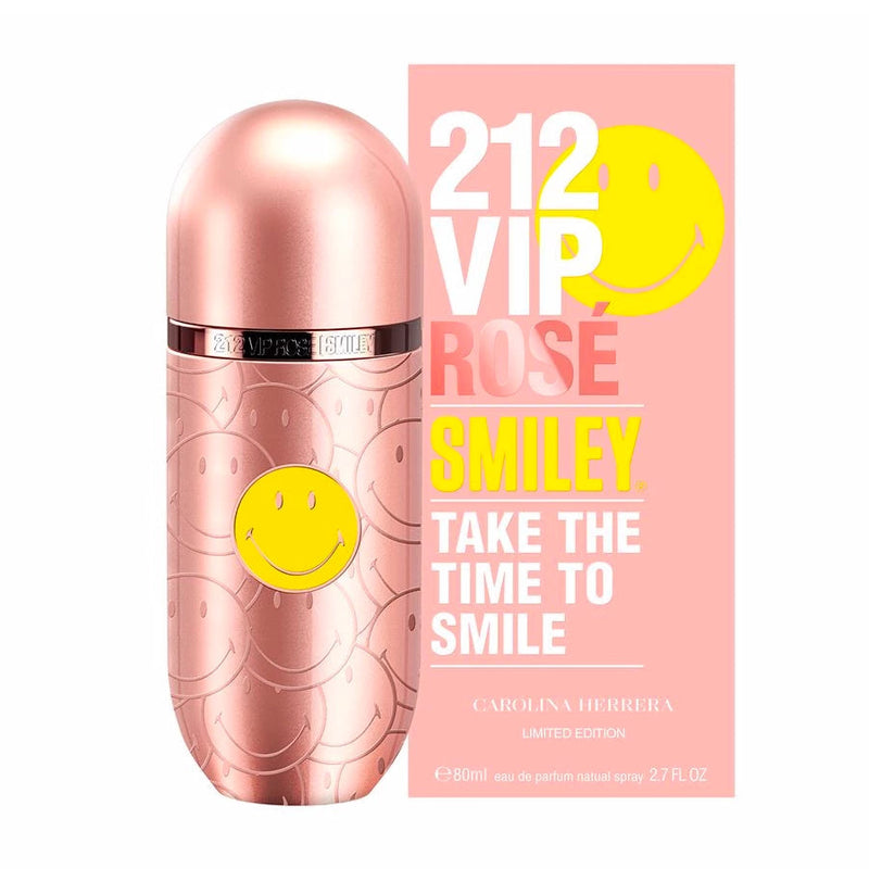 212 VIP Rosé Smiley Carolina Herrera Eau de Parfum - Perfume Feminino 80ml