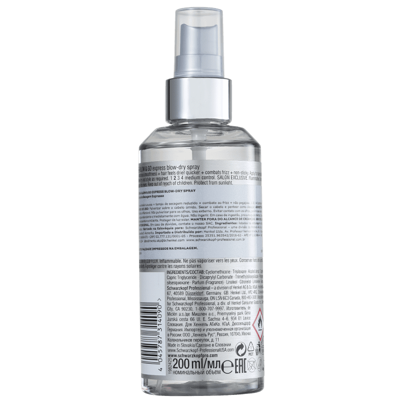 Schwarzkopf OSIS+ Blow & Go - Spray Protetor Térmico 200ml