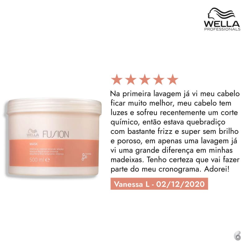 Wella Professionals Fusion - Máscara Reconstrutora 500ml