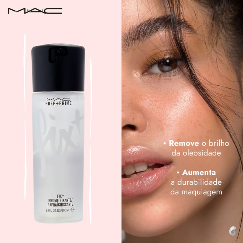 M·A·C Prep + Prime Fix+ Matte Mist - Primer e Fixador de Maquiagem 100ml