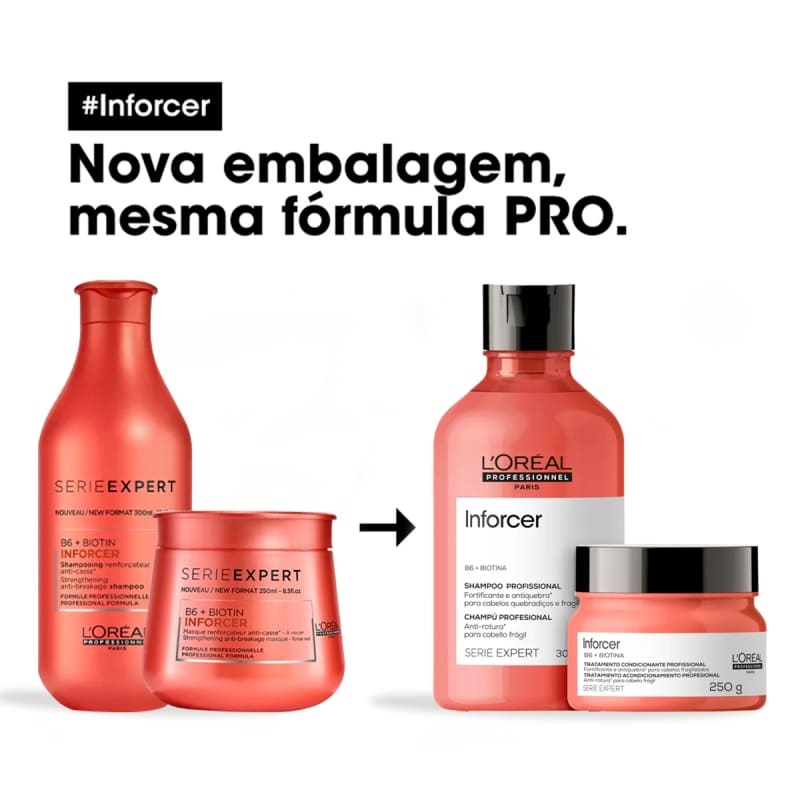 Kit L’Oréal Professionnel Inforcer Serie Expert Treat (2 Produtos)