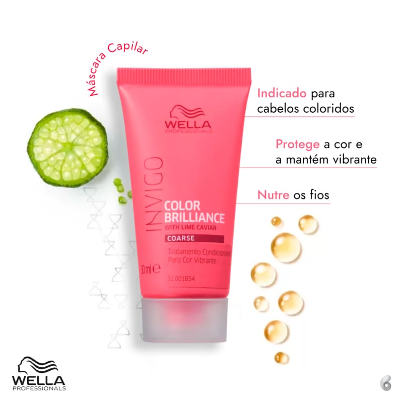 Wella Professionals Invigo Color Brilliance - Máscara Capilar 30ml