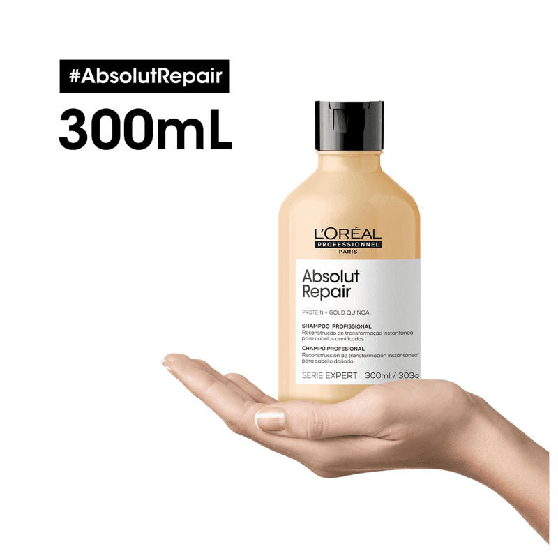 L'Oréal Professionnel Serie Expert Absolut Repair Gold Quinoa + Protein - Shampoo 300ml