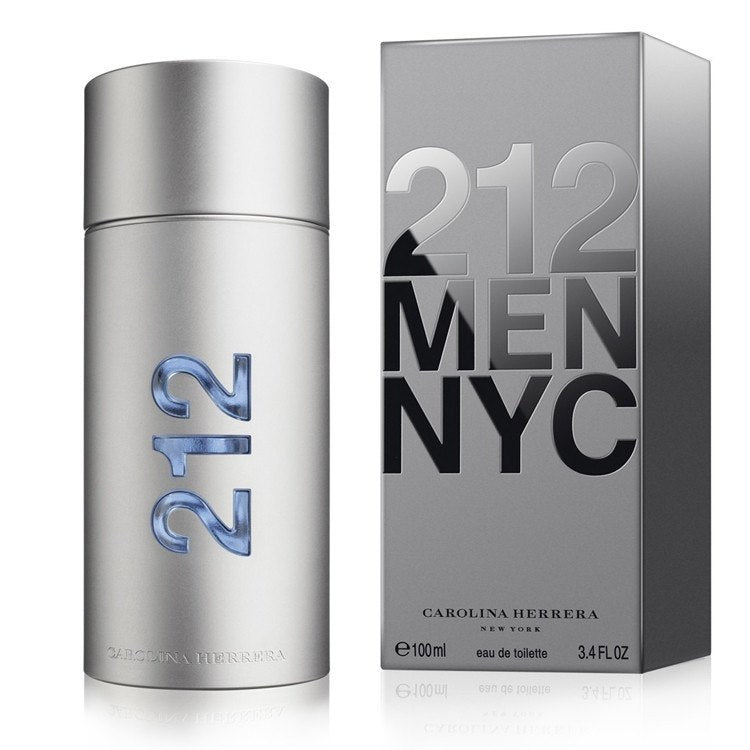 212 Men Carolina Herrera Eau de Toilette - Perfume Masculino 100ml