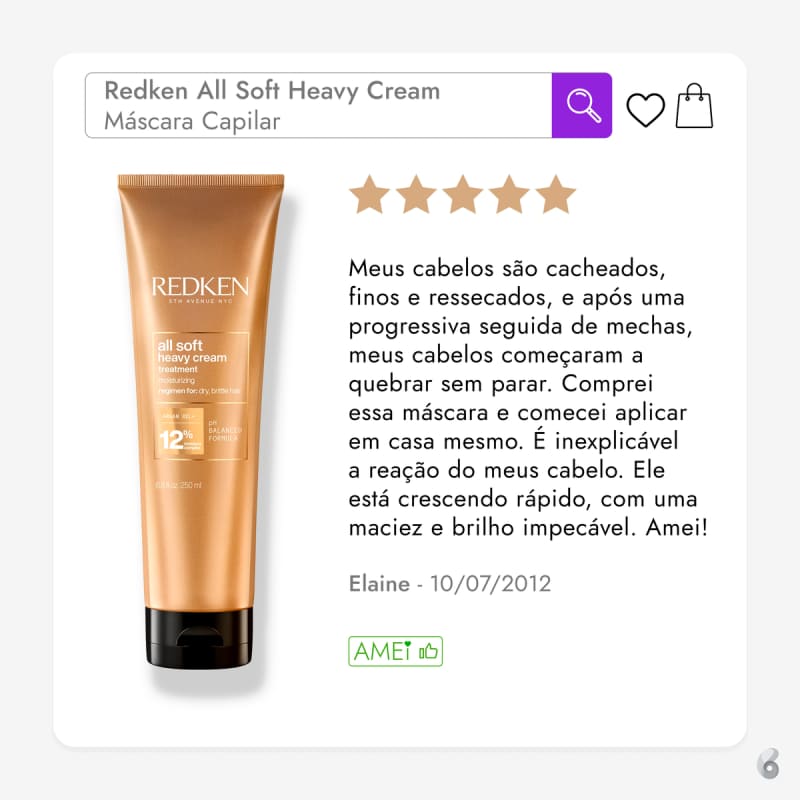 Redken All Soft Heavy Cream - Máscara Capilar 250ml