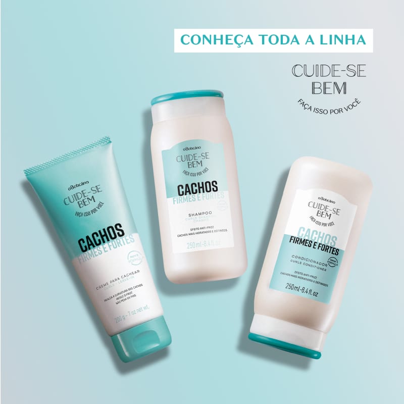 o Boticário Cuide-se Bem Cachos Firmes e Fortes - Creme para Pentear 200g