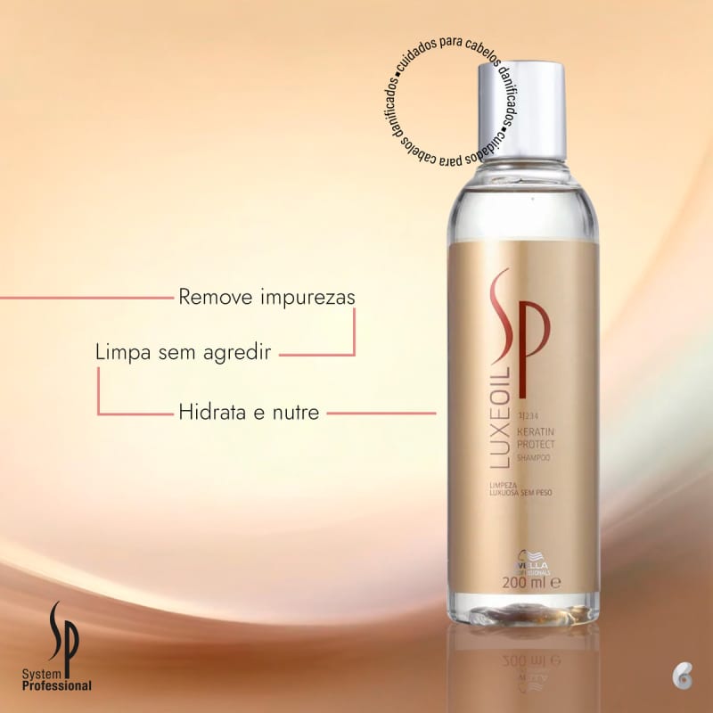 Kit SP System Professional Keratin Luxe Oil Duo (2 produtos)