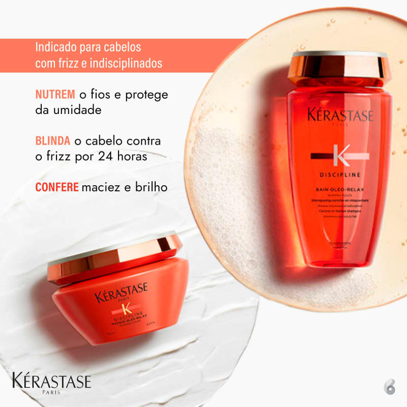 Kit Kérastase Discipline Oléo-Relax Duo (2 Produtos)