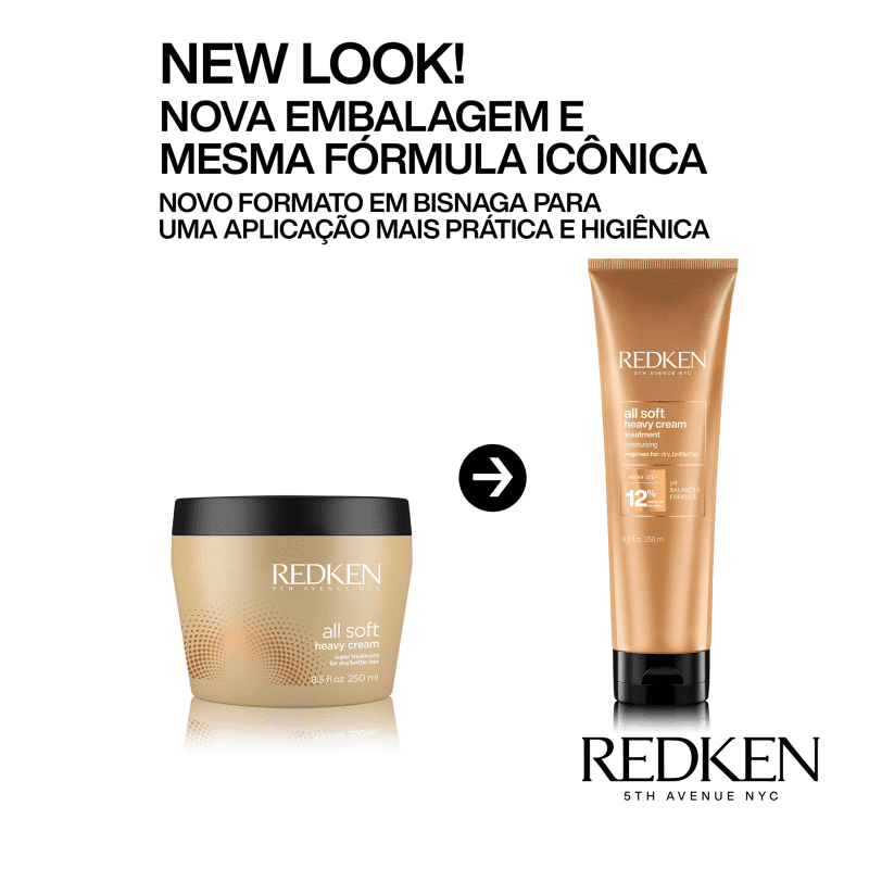 Redken All Soft Heavy Cream - Máscara Capilar 250ml