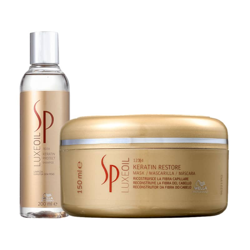 Kit SP System Professional Luxe Oil Keratin Protect Restore Duo (2 Produtos)