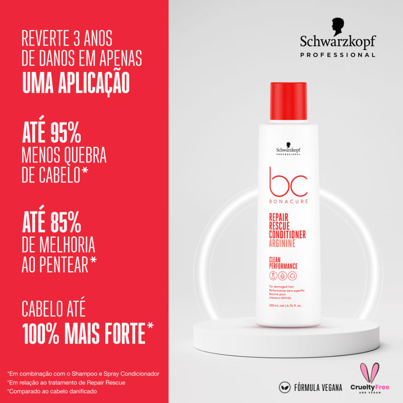 Schwarzkopf Professional BC Bonacure Clean Performance Repair Rescue - Condicionador 200ml