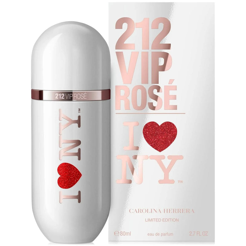 212 Vip Rose I Love NY Carolina Herrera Eau de Parfum - Perfume Feminino 80ml