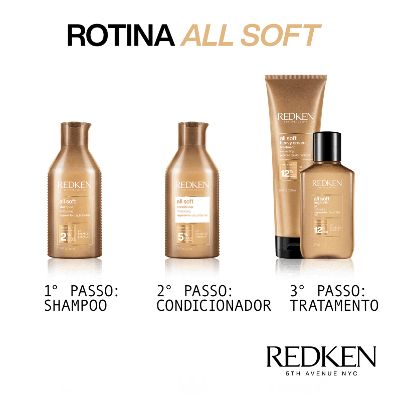 Redken All Soft Heavy Cream - Máscara Capilar 250ml