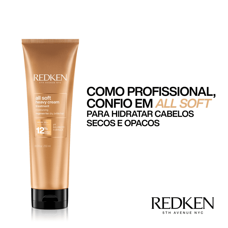 Redken All Soft Heavy Cream - Máscara Capilar 250ml