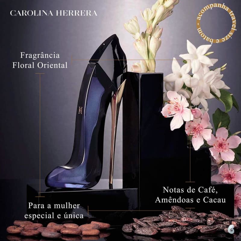 Conjunto Good Girl Carolina Herrera Feminino (3 Produtos)